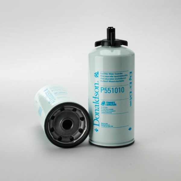 Fuel Filter, Water Separator Spin-On Twist&Drain, P551010